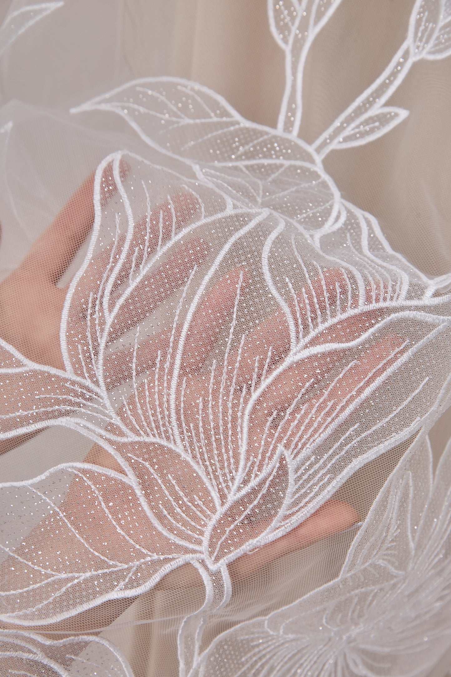 S0659 - Embroidered Tulle Glitter