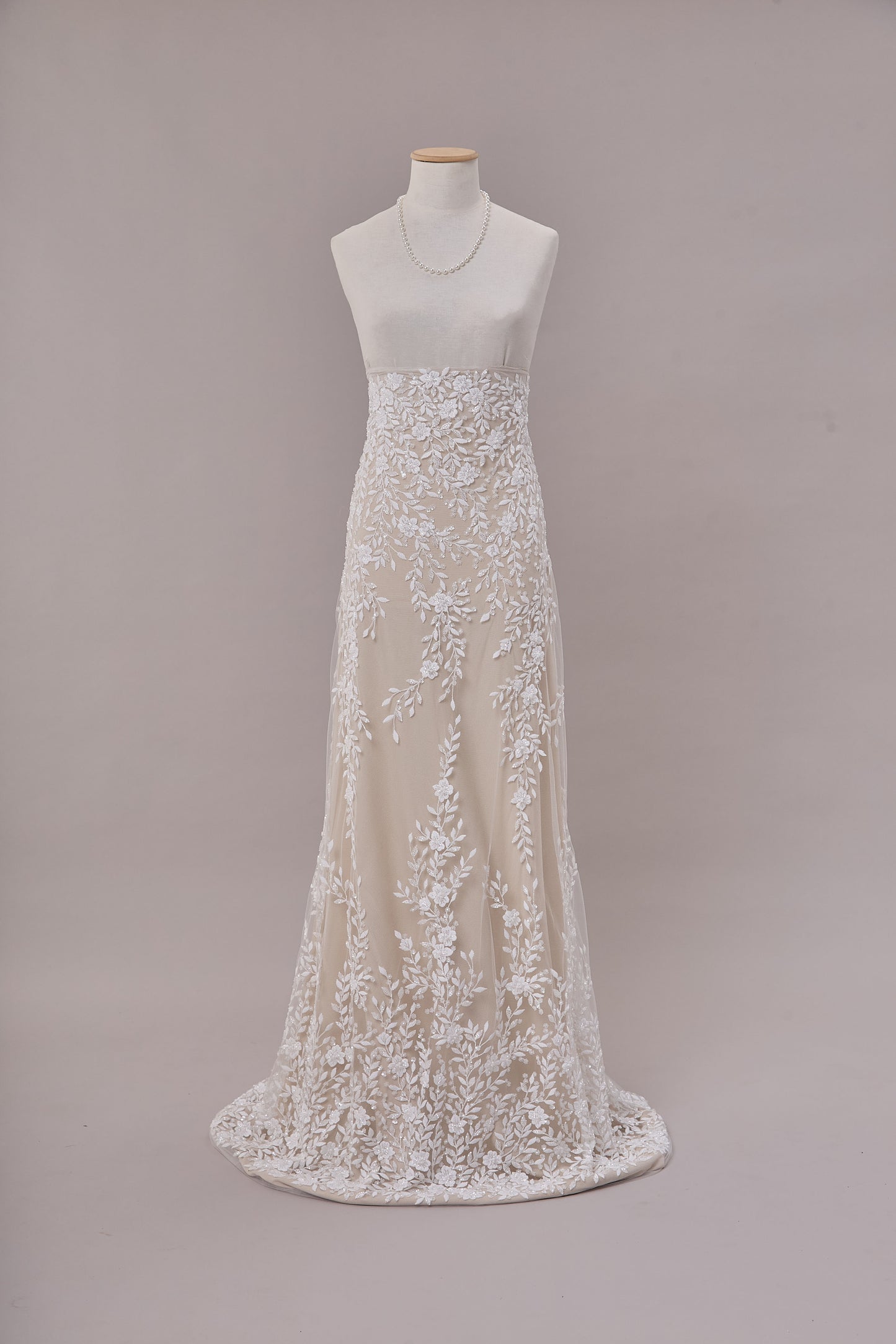 S0658 - Embroidered Tulle with Sequins and Beads