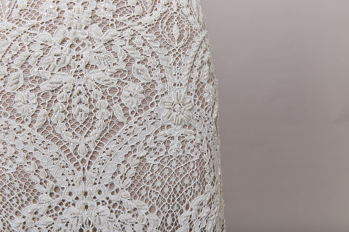 S0622 EMBROIDERED LACE WITH BEADS
