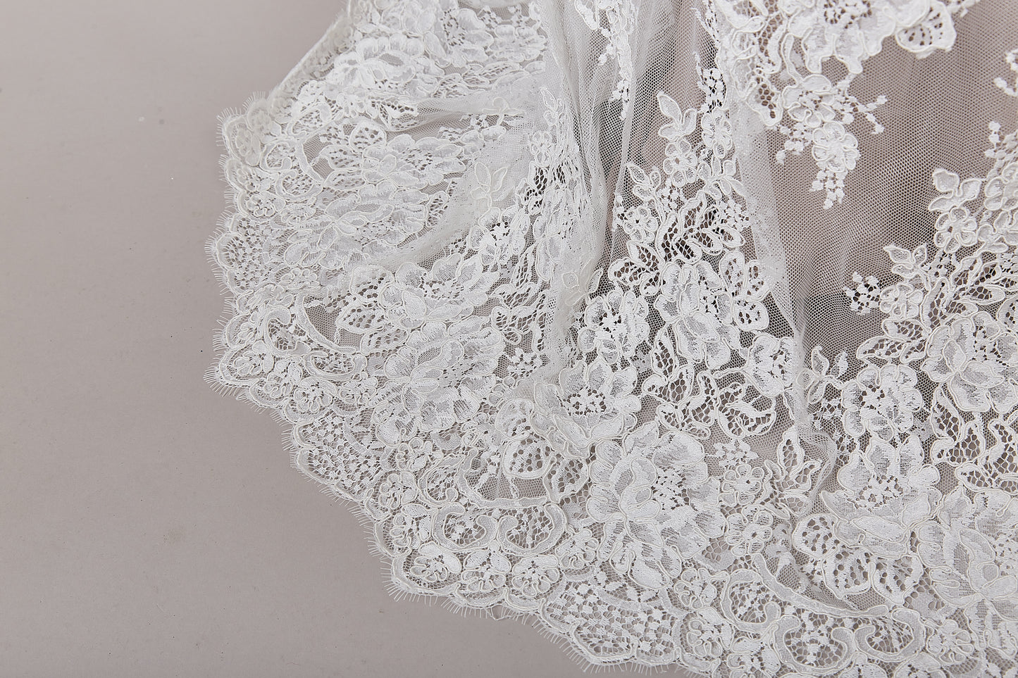 S0623 REBRODÉ EMBROIDERED LACE (Sold by cloth)