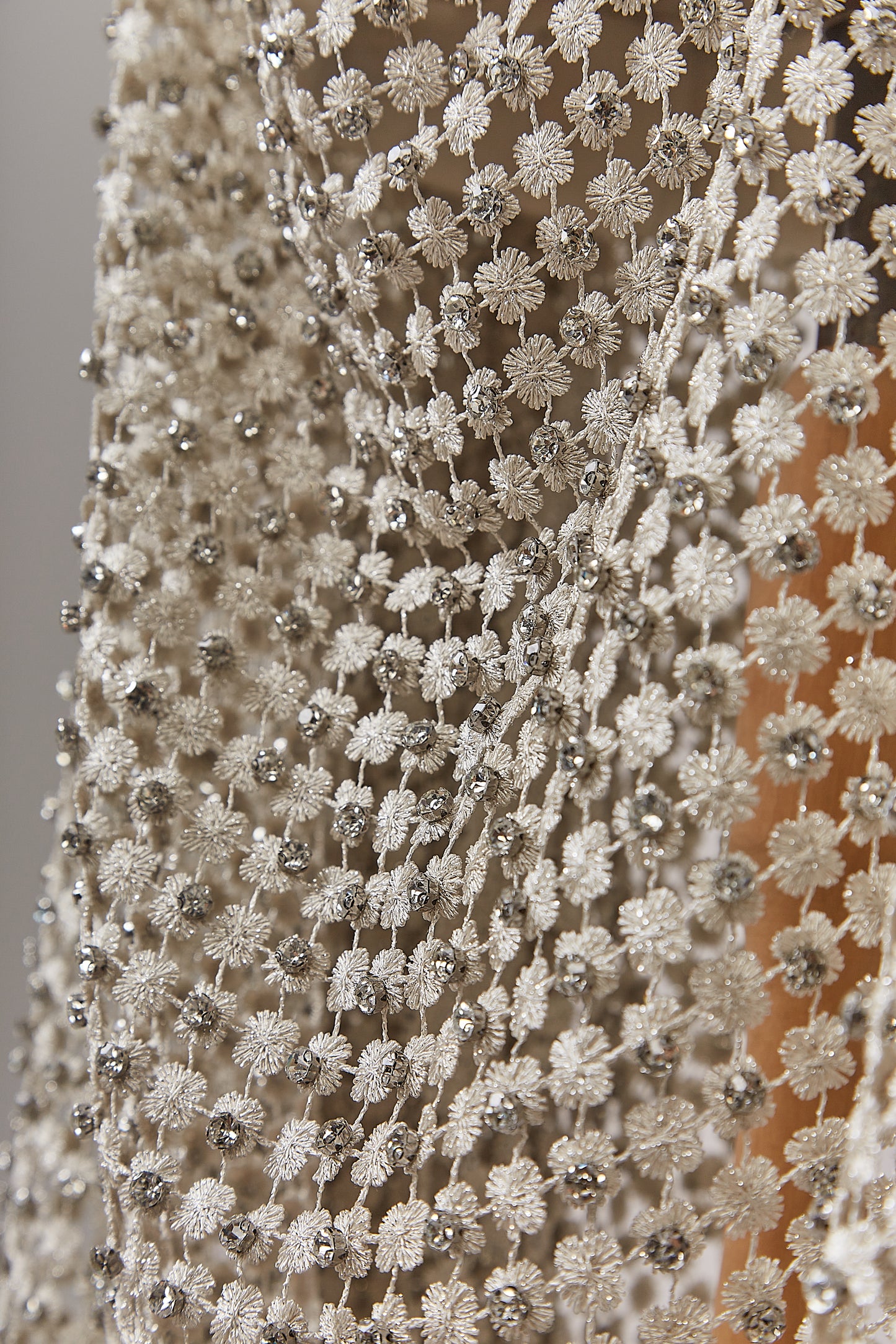 S0626 GUIPURE EMBROIDERED WITH LUREX THREAD AND STRASS