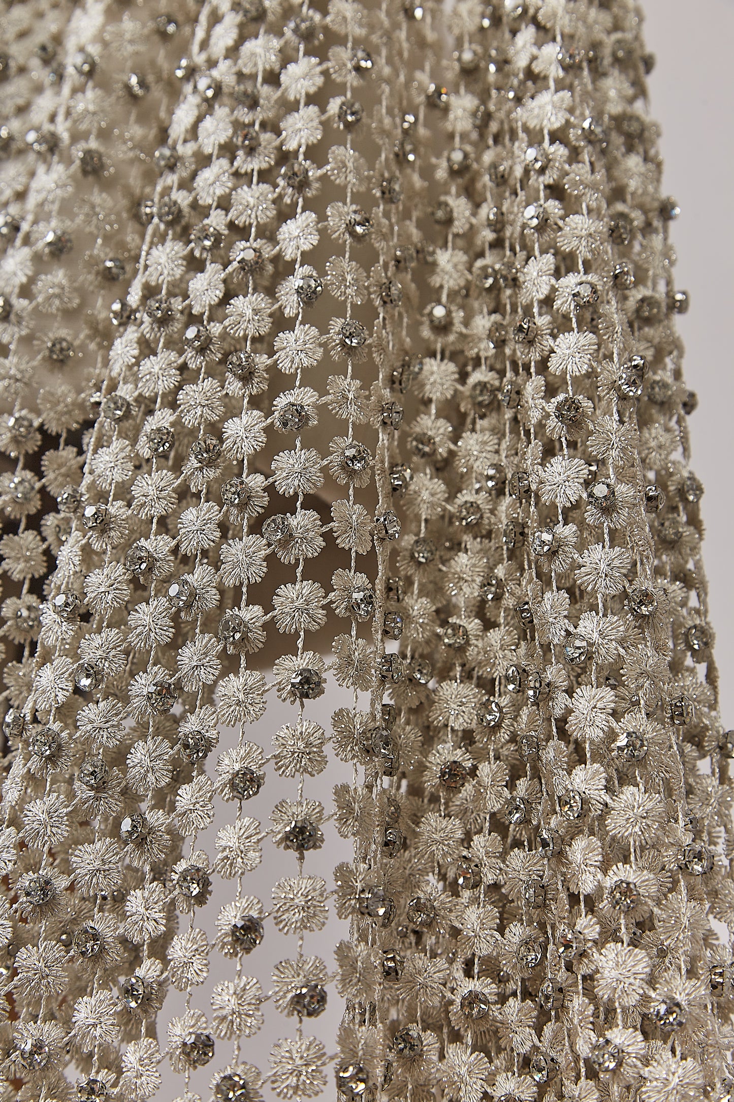 S0626 GUIPURE EMBROIDERED WITH LUREX THREAD AND STRASS