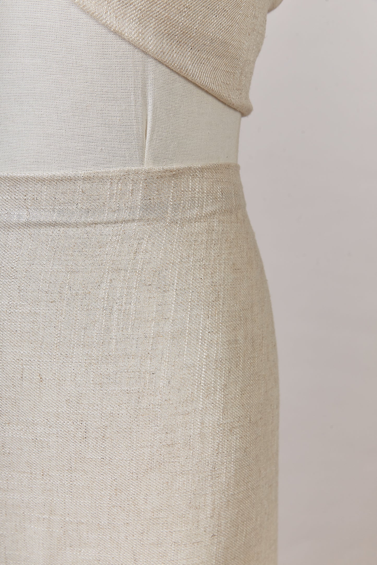 S0634 LINEN FABRIC WITH FOIL