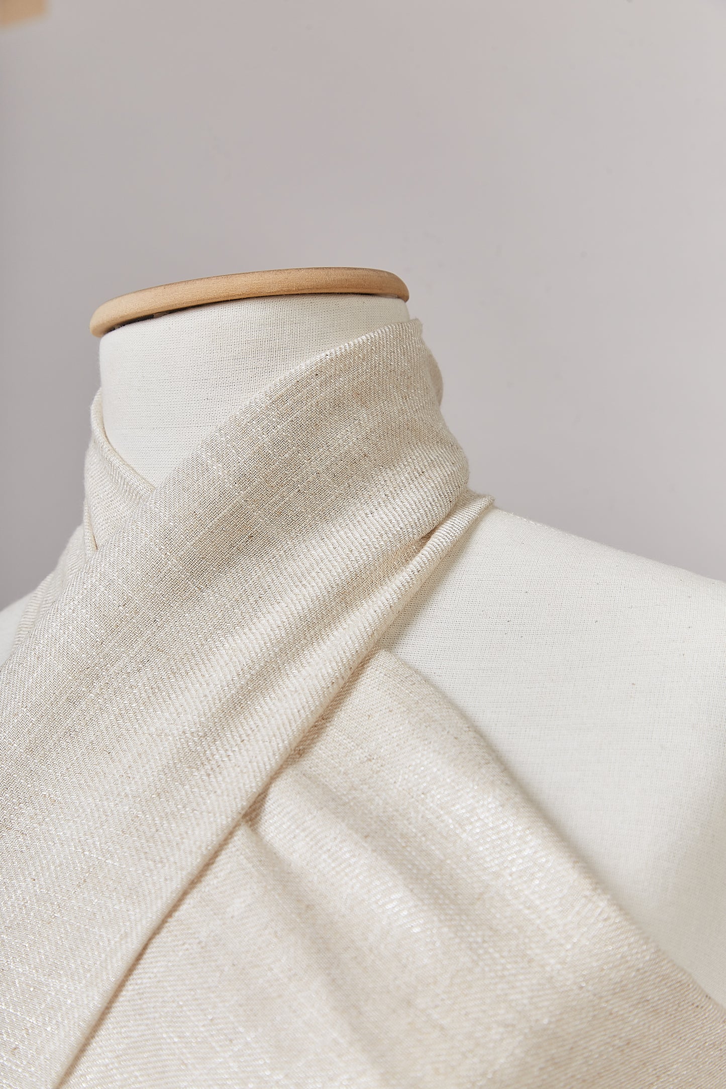 S0634 LINEN FABRIC WITH FOIL