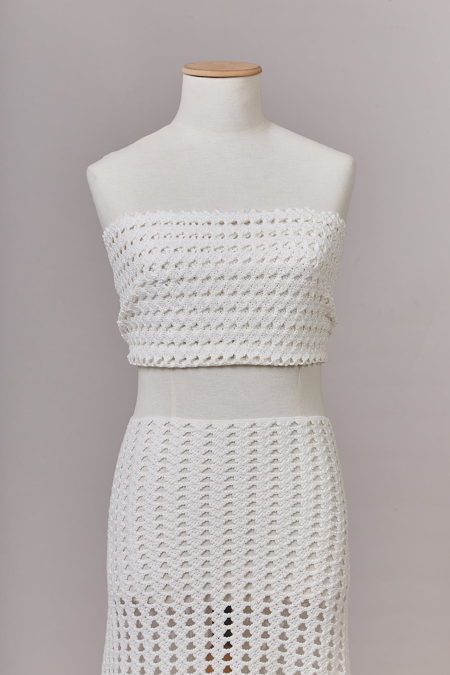 S0640 CROCHET NET WITH FRINGES