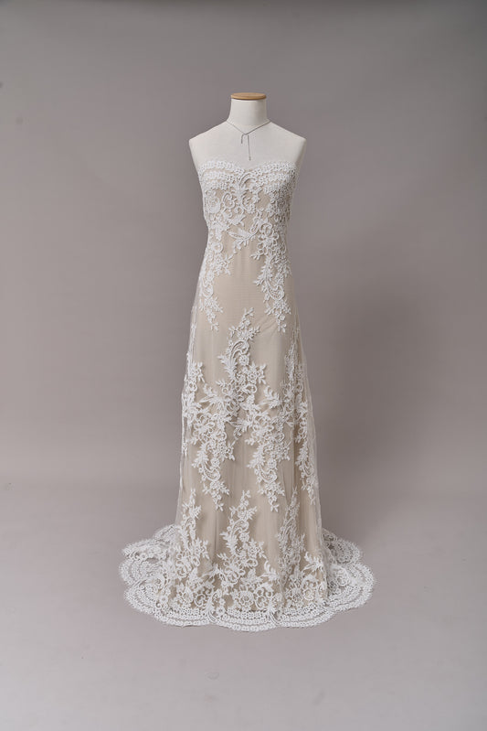 S0688 - Corded lace (rebrodé lace)