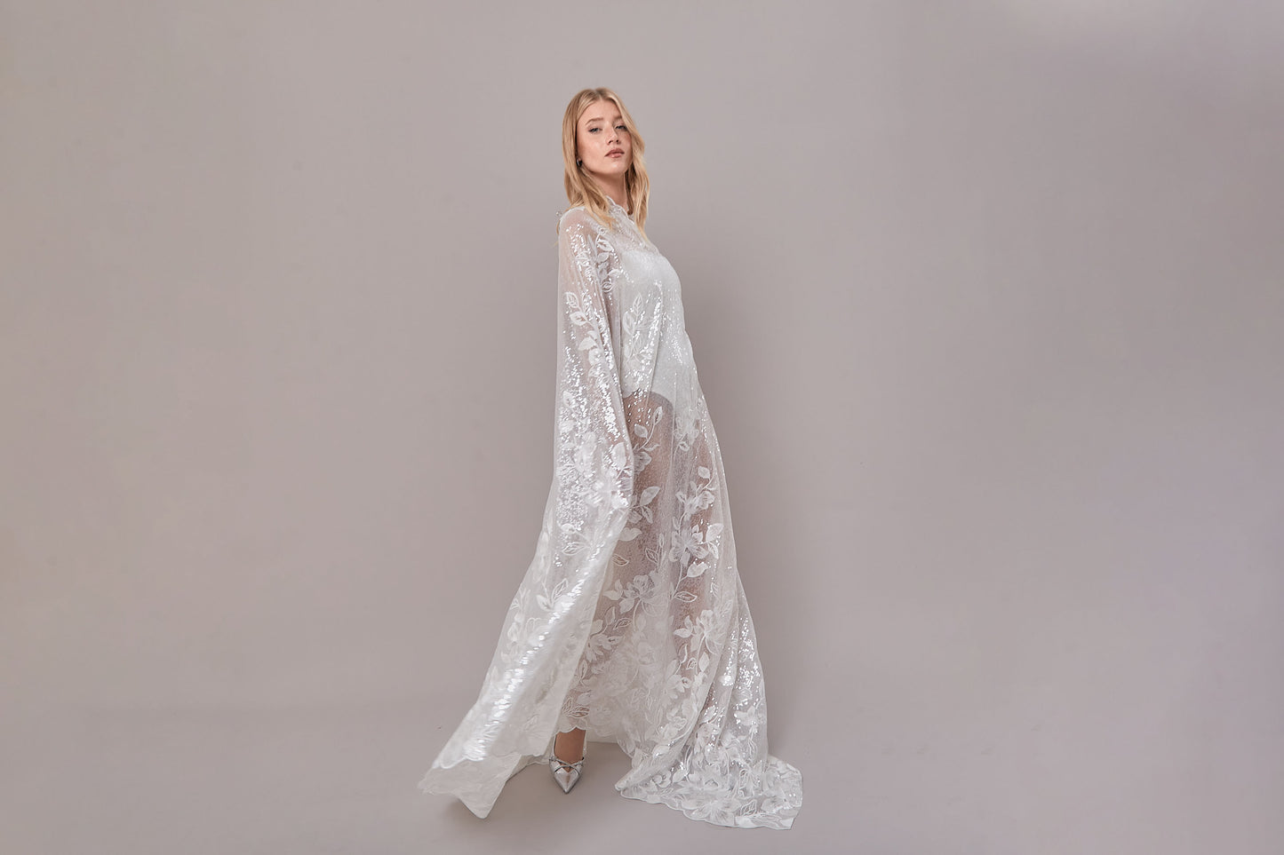 S0628 EMBROIDERED TULLE WITH SEQUINS