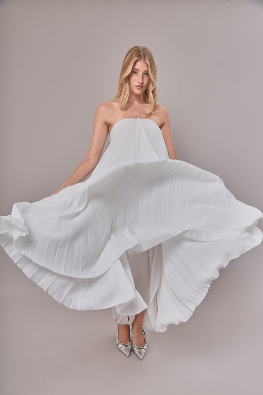 S0620 PLEATED CHIFFON (Sold by cloth)