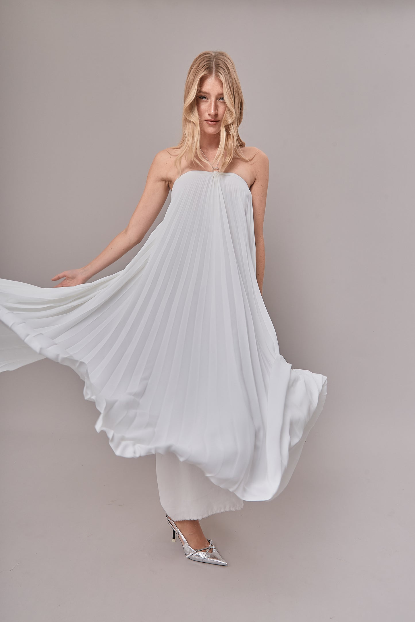 S0620 PLEATED CHIFFON (Sold by cloth)