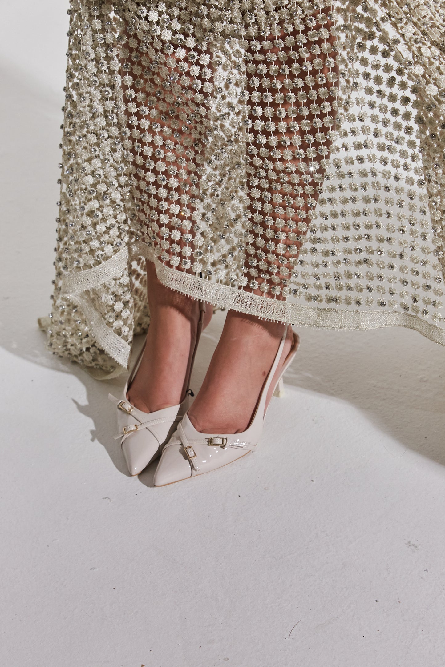 S0626 GUIPURE EMBROIDERED WITH LUREX THREAD AND STRASS