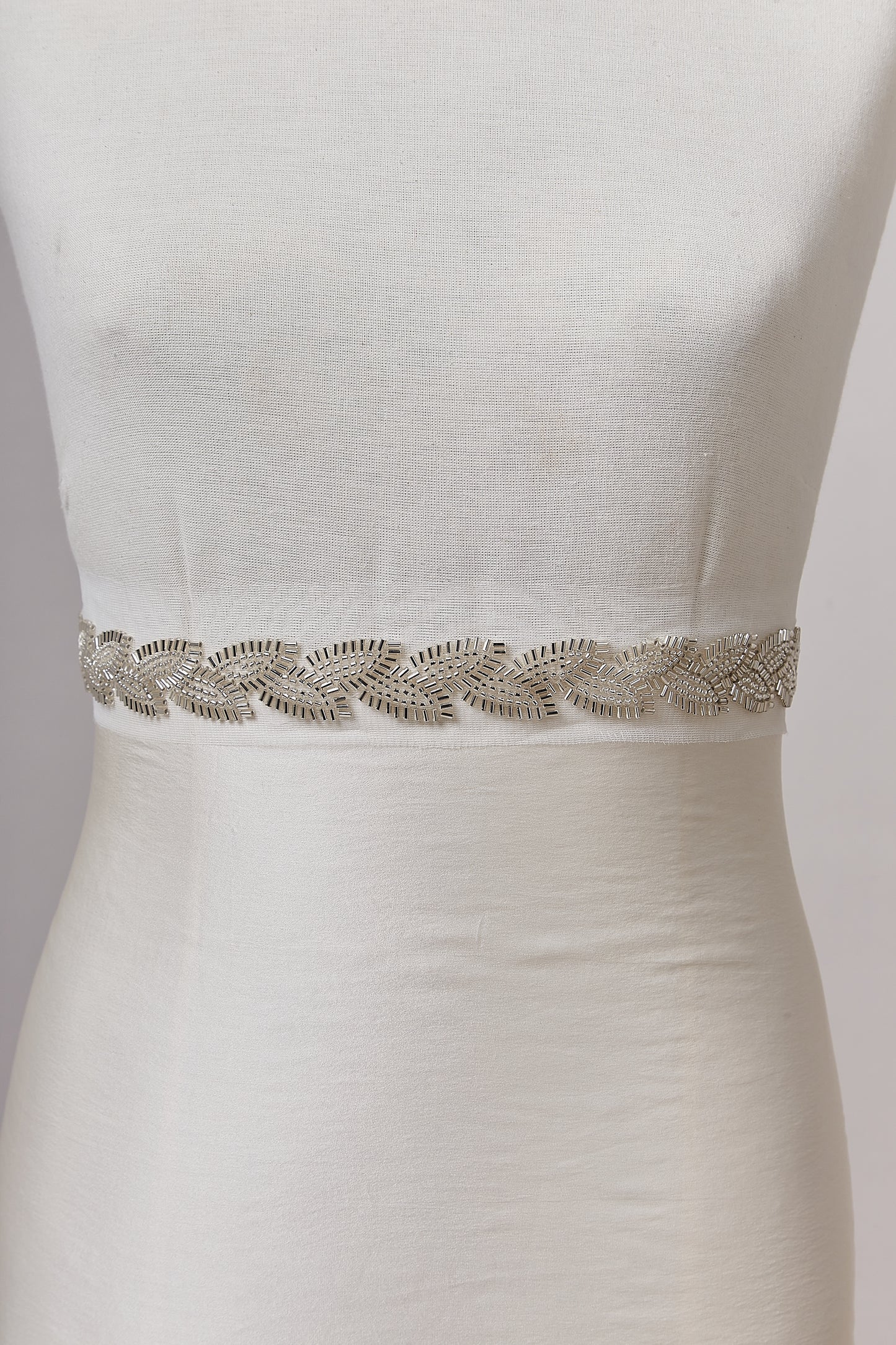 S0654 OFF WHITE BEADED GALLOON