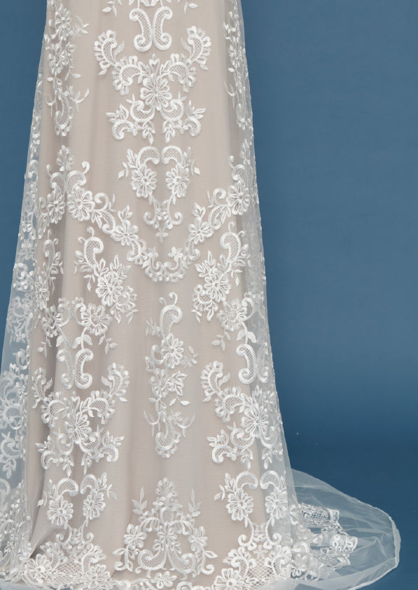 S0501 GEOMETRIC EMBROIDERED TULLE