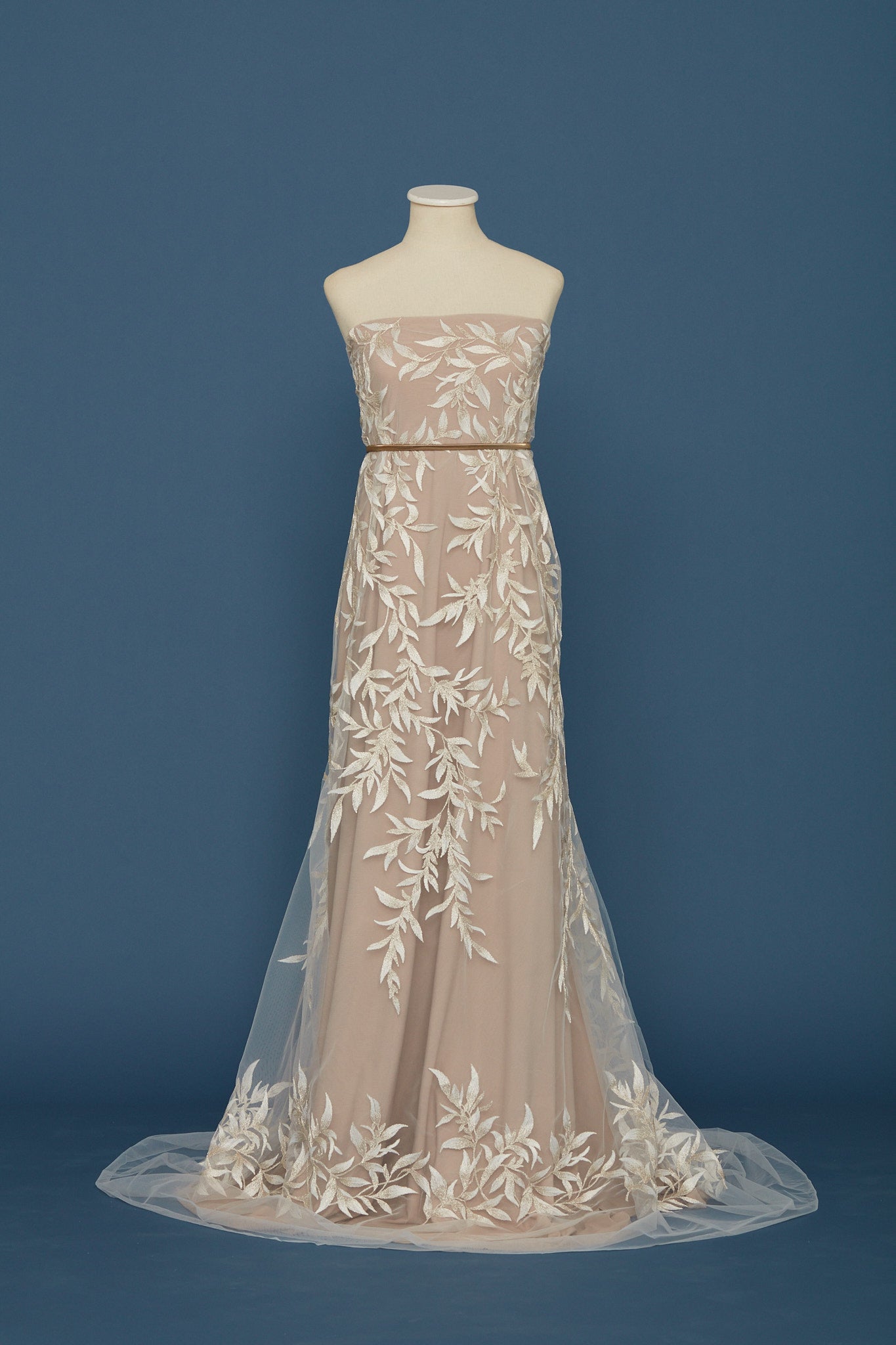 S0377 EMBROIDERY TULLE WITH GOLDEN LUREX