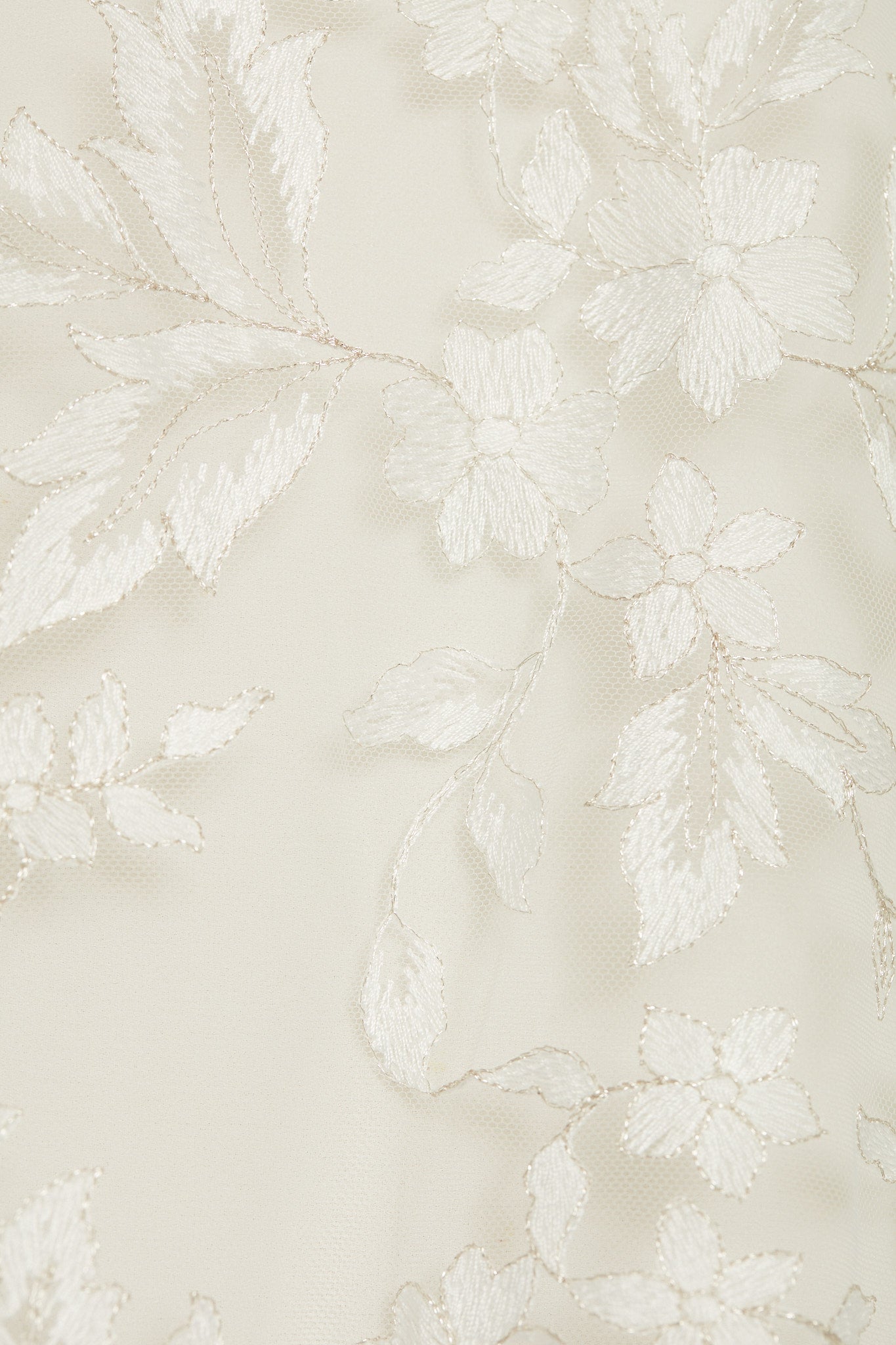S0375 EMBROIDERY TULLE WITH GOLDEN LUREX