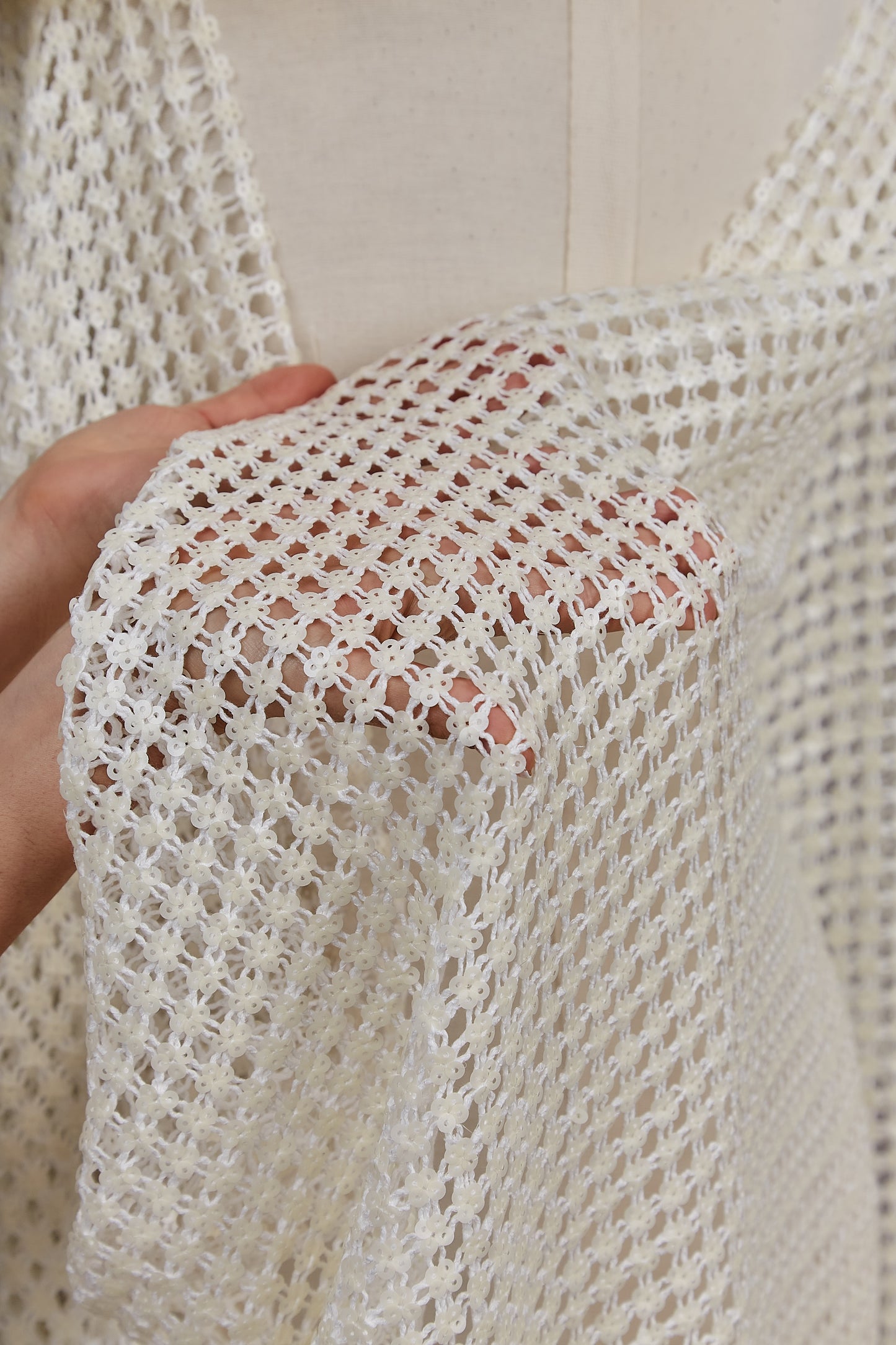 S0601 EMBROIDERY NET WITH SEQUINS