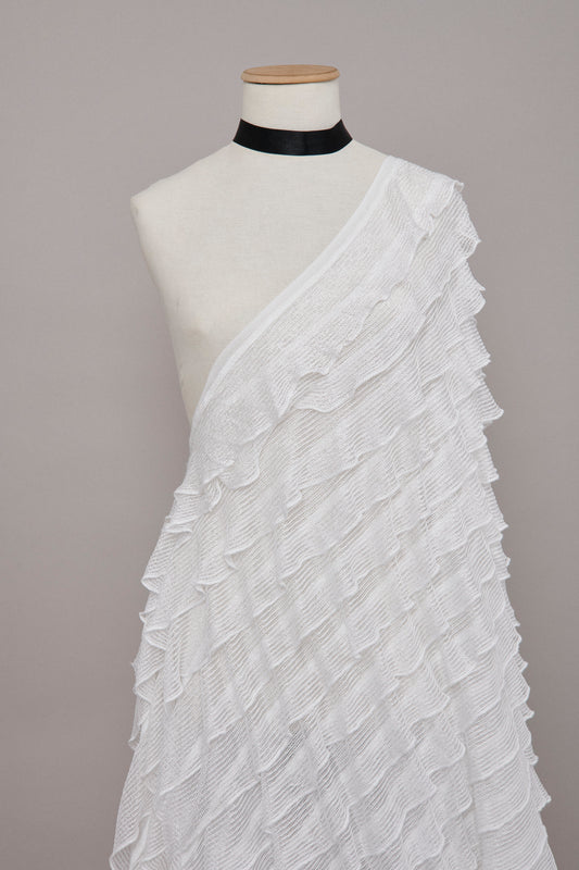 S0556 - KNITTED FABRIC WITH RUFFLES