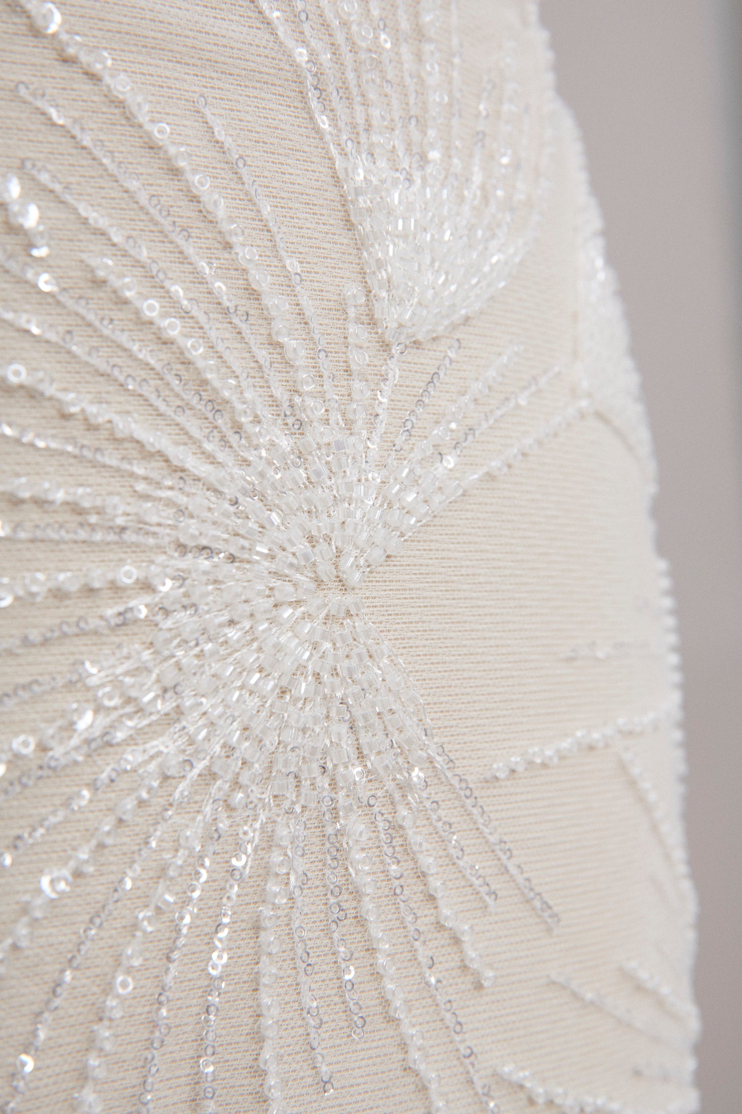 S0570 - EMBROIDERY TULLE WITH SEQUINS & BEADS