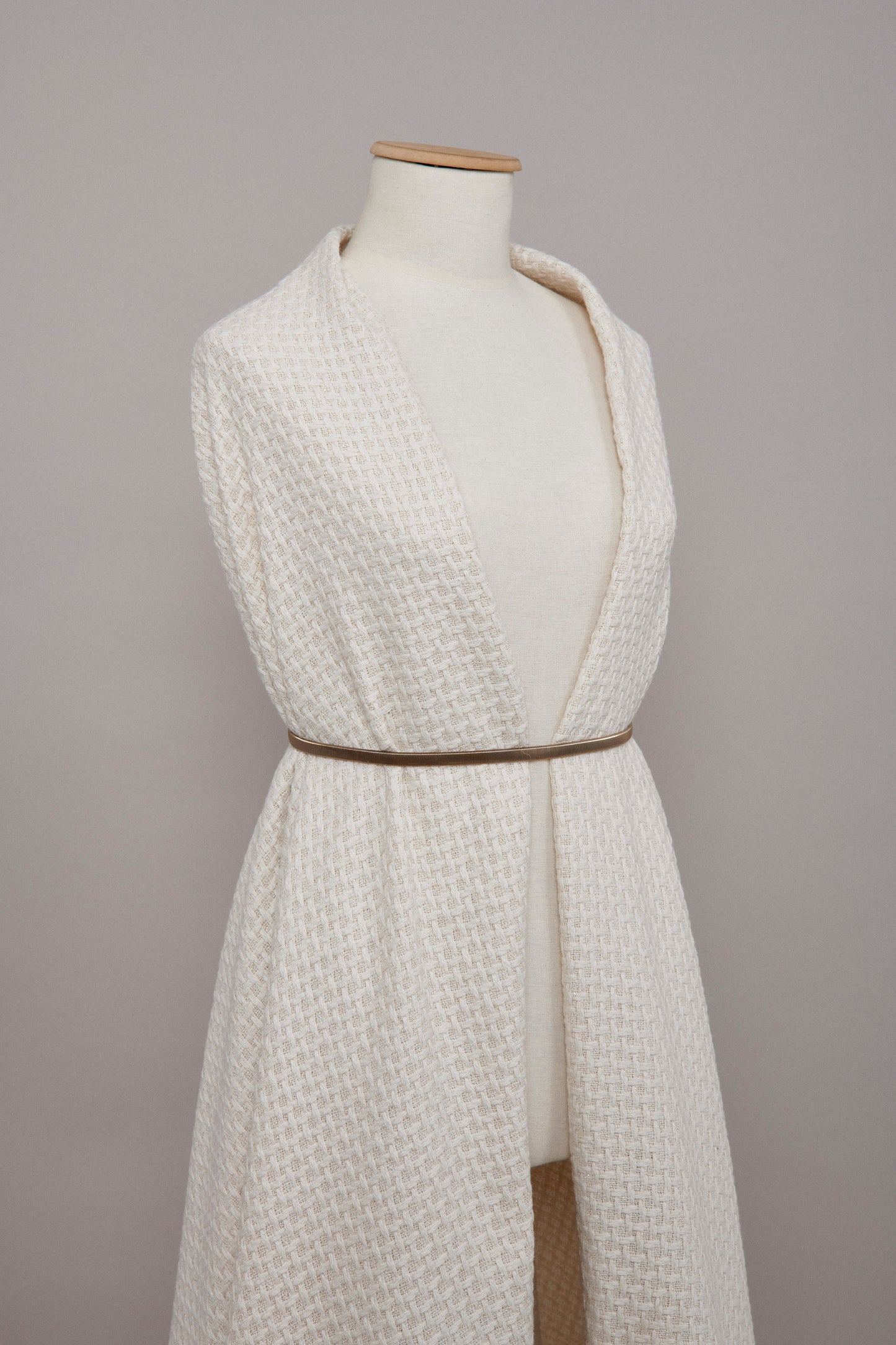 S0592 - COTTON CHANEL WITH LUREX YARN