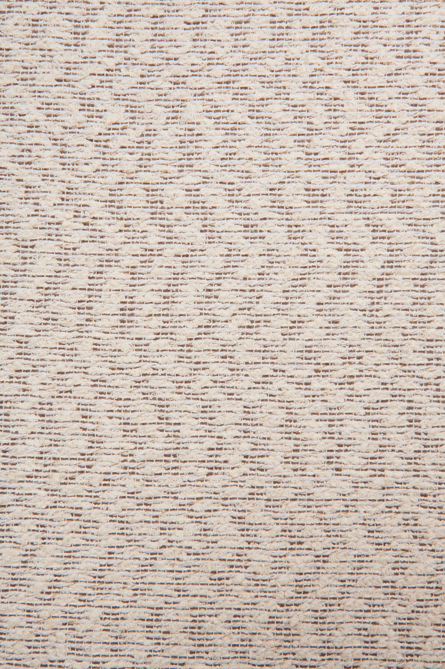 S0593 - COTTON BOUCLE WITH LUREX YARN