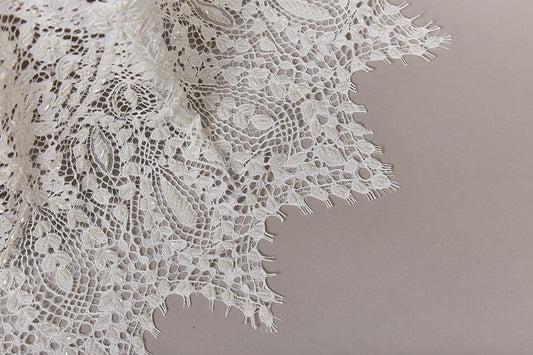 S0622 EMBROIDERED LACE WITH BEADS