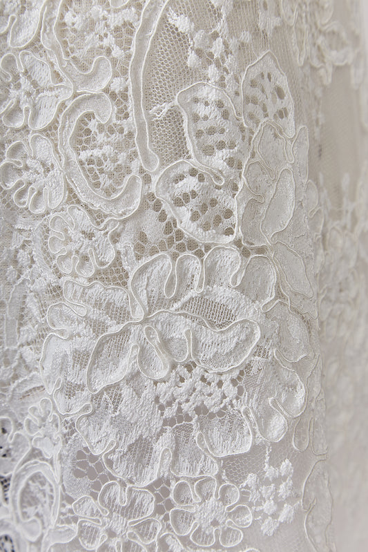 S0623 REBRODÉ EMBROIDERED LACE