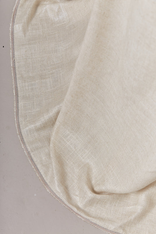 S0634 LINEN FABRIC WITH FOIL