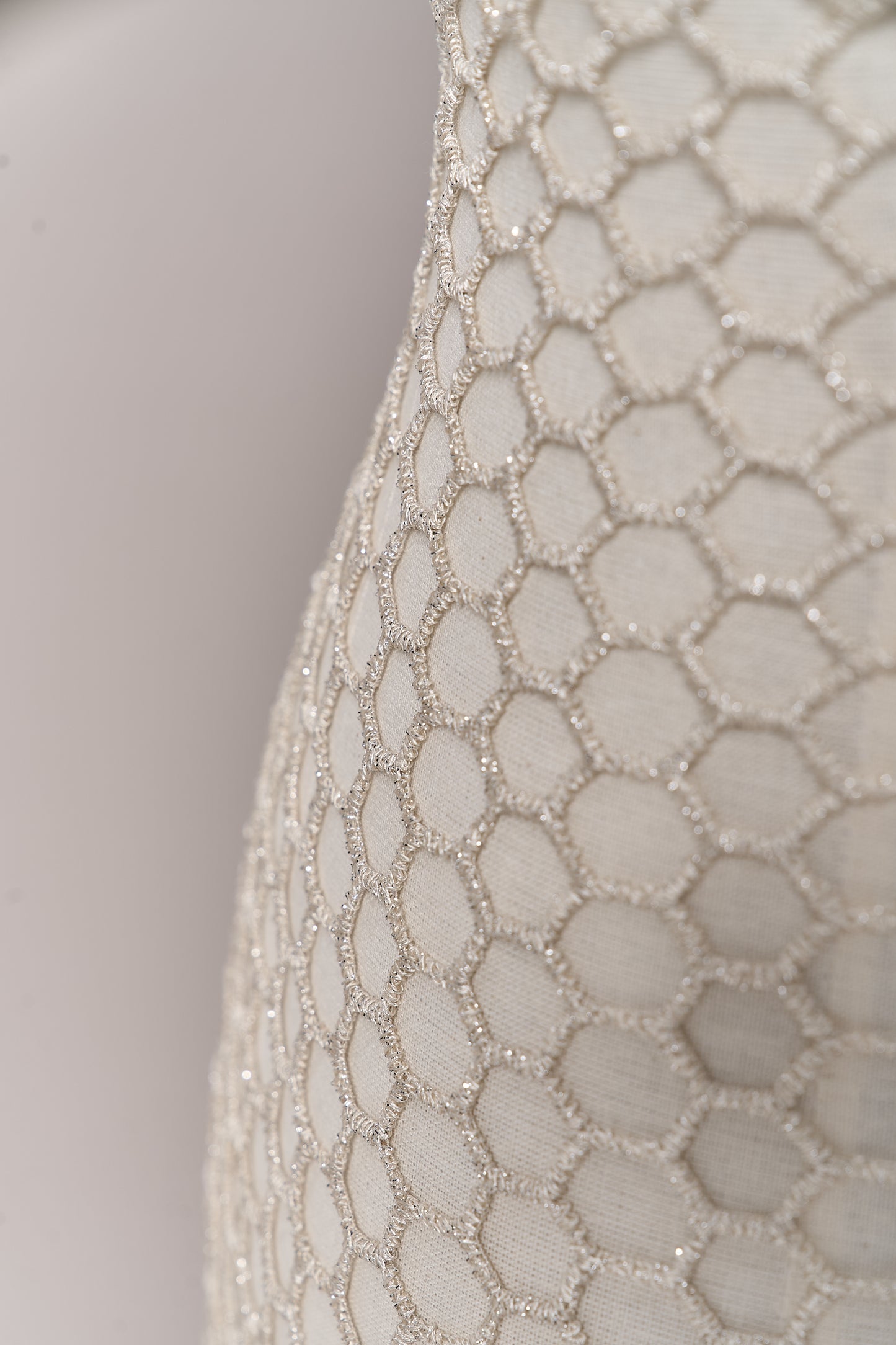 S0716 - Guipure with silver lurex