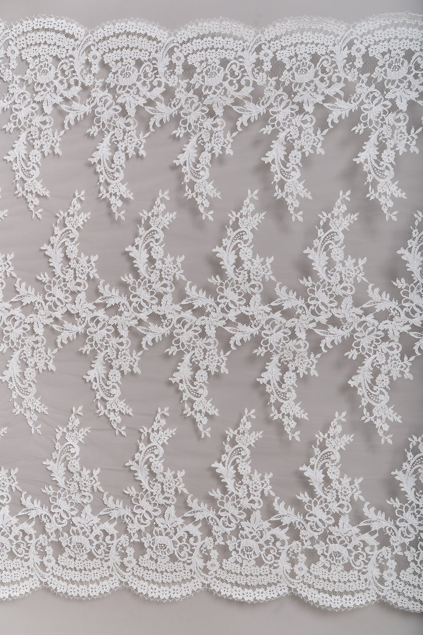 S0688 - Corded lace (rebrodé lace)