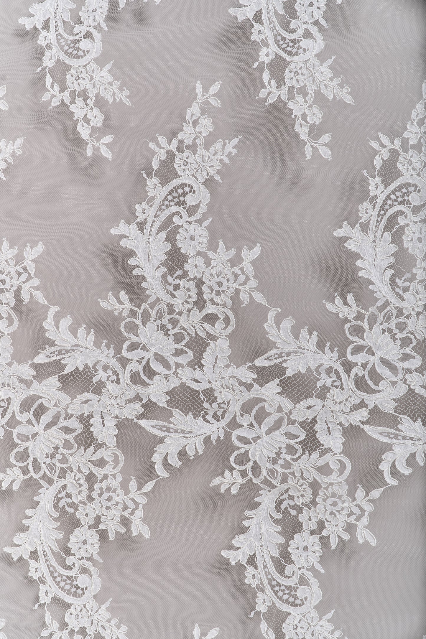S0688 - Corded lace (rebrodé lace)