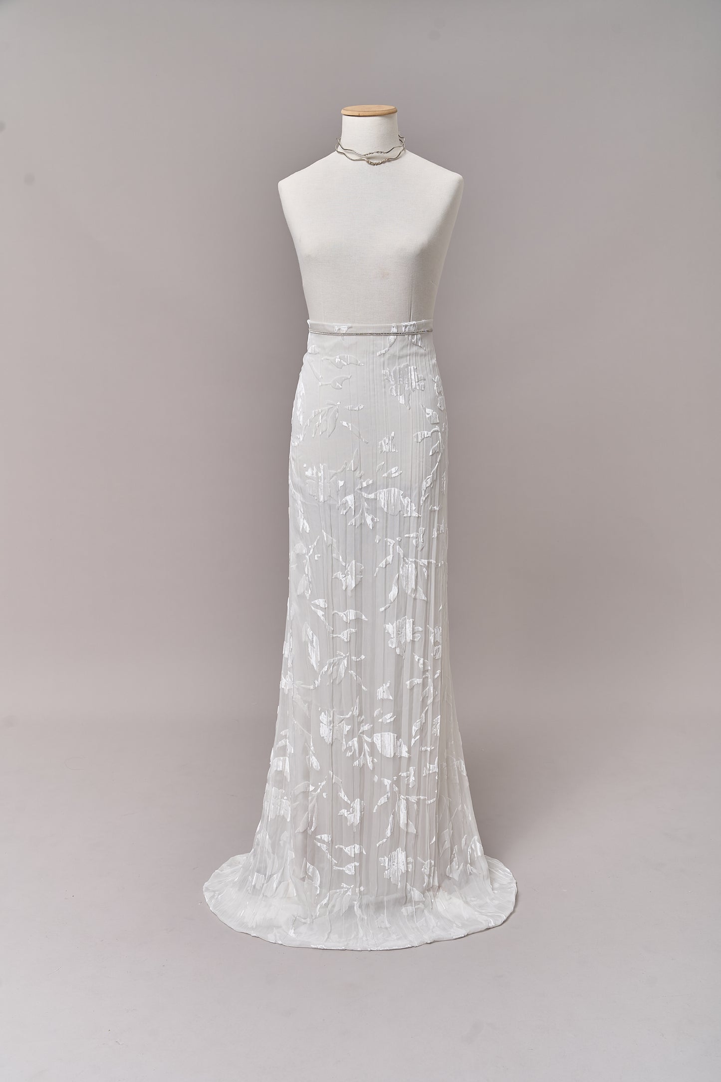 S0715 - Silk chiffon devoré velvet