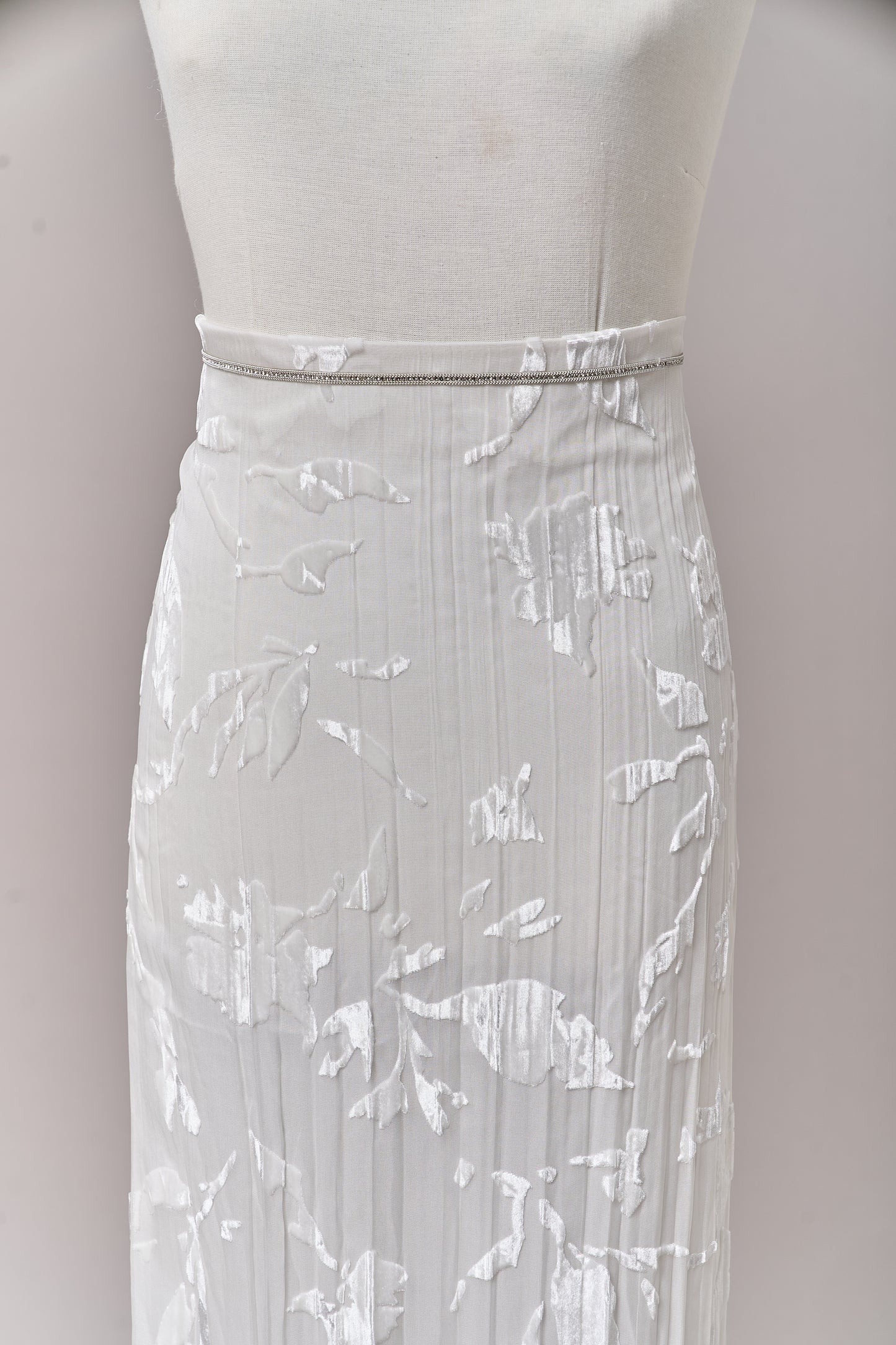 S0715 - Silk chiffon devoré velvet