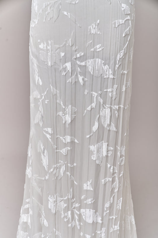S0715 - Silk chiffon devoré velvet