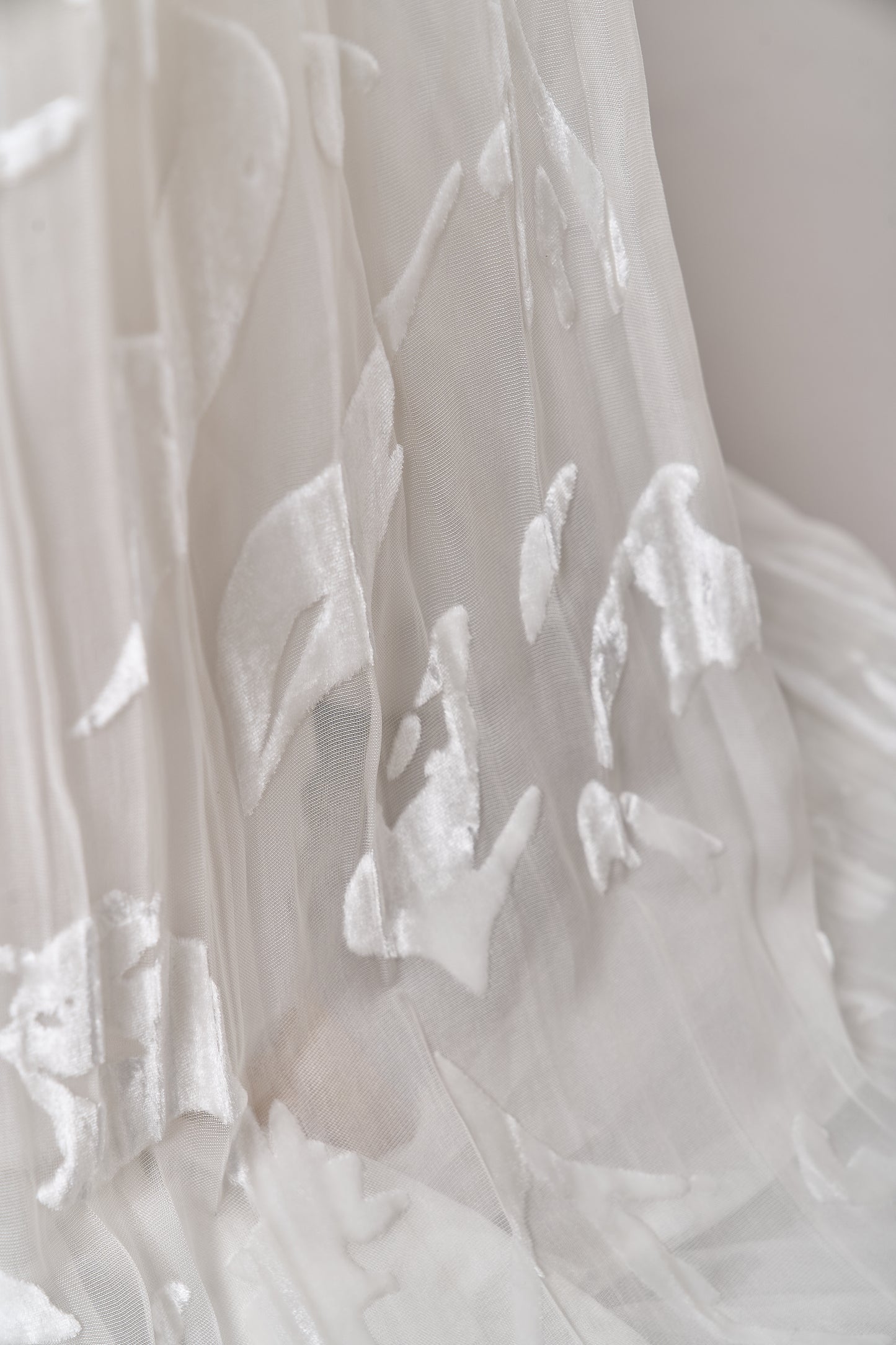S0715 - Silk chiffon devoré velvet