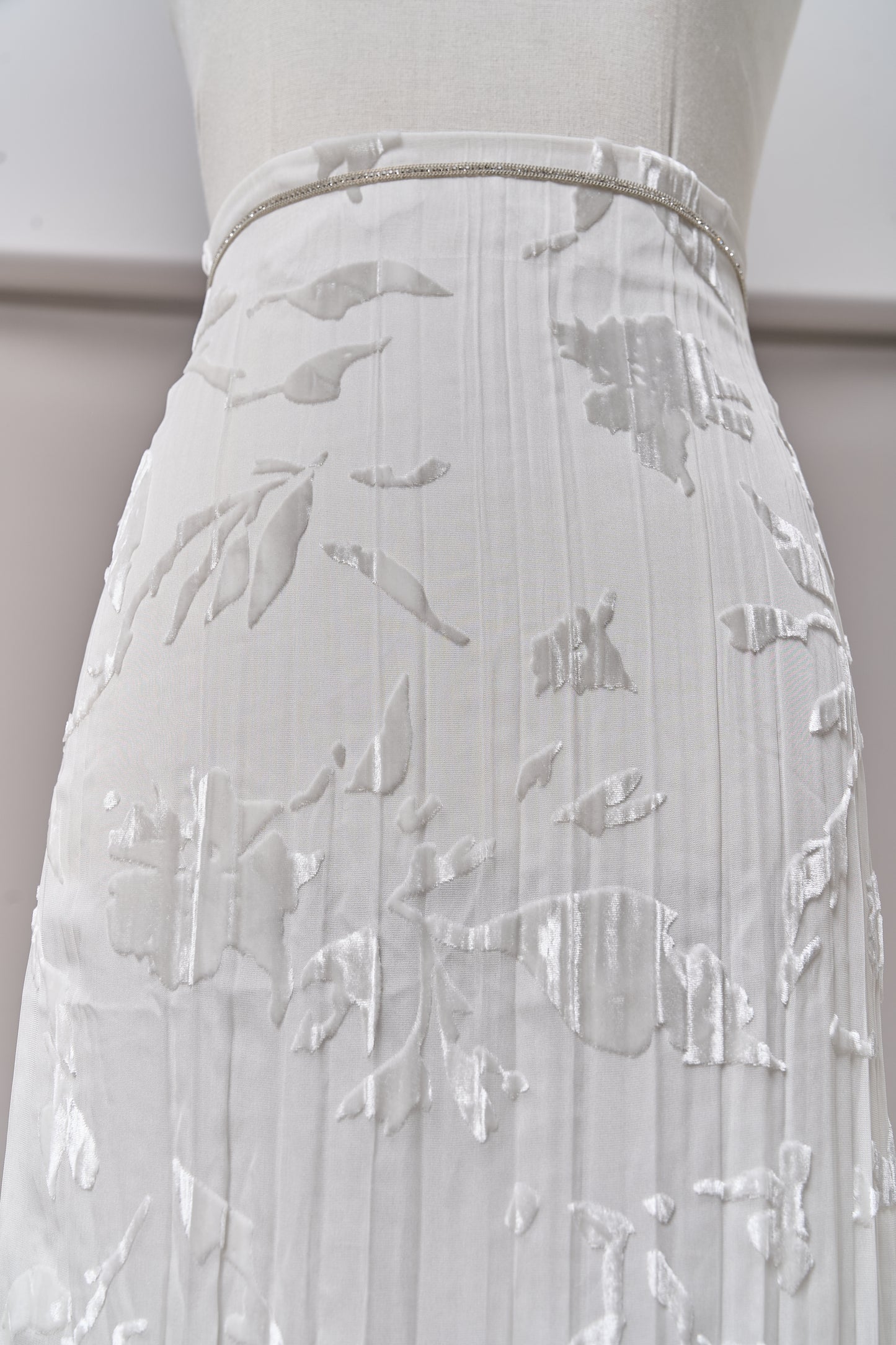 S0715 - Silk chiffon devoré velvet