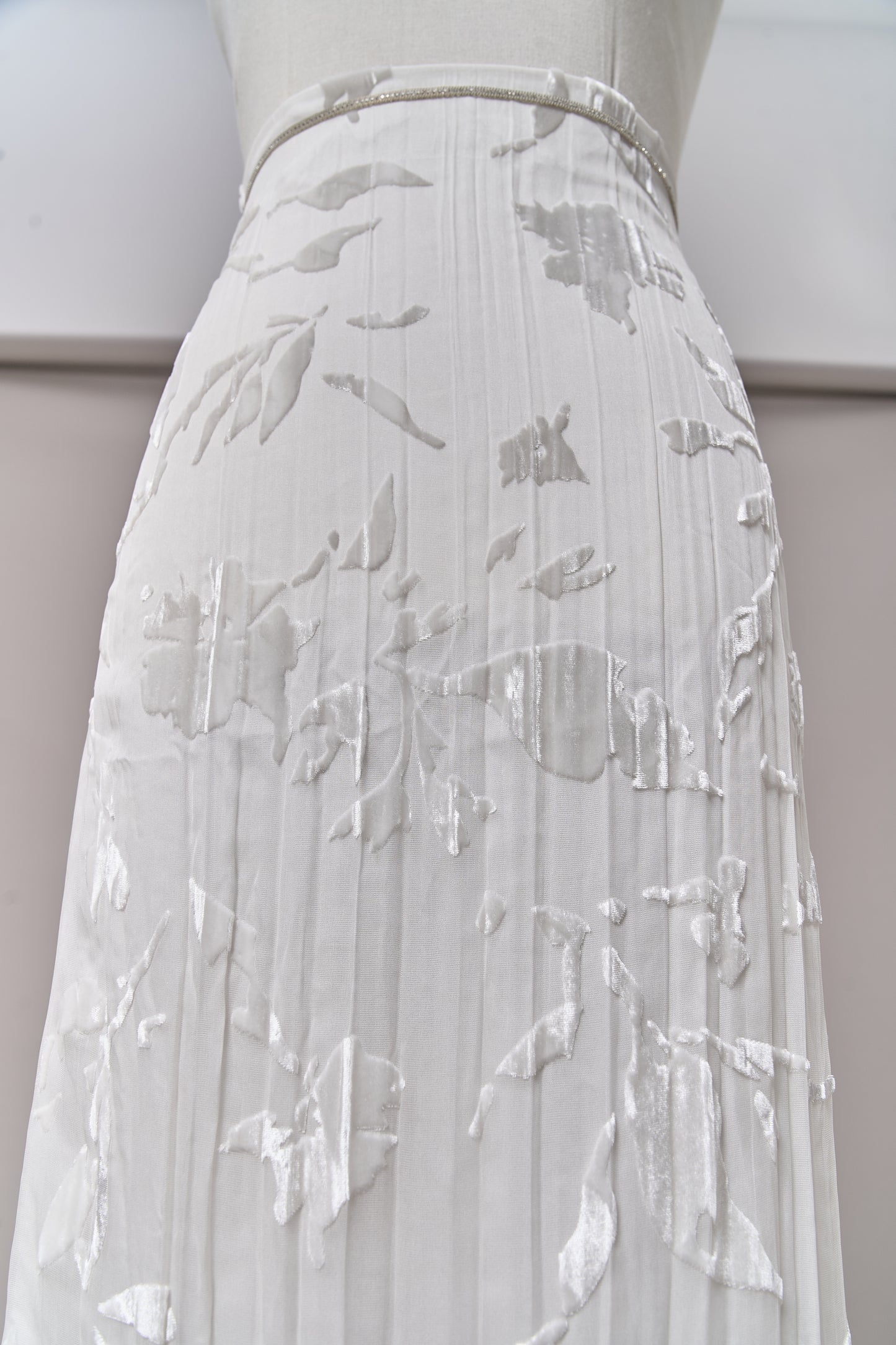 S0715 - Silk chiffon devoré velvet