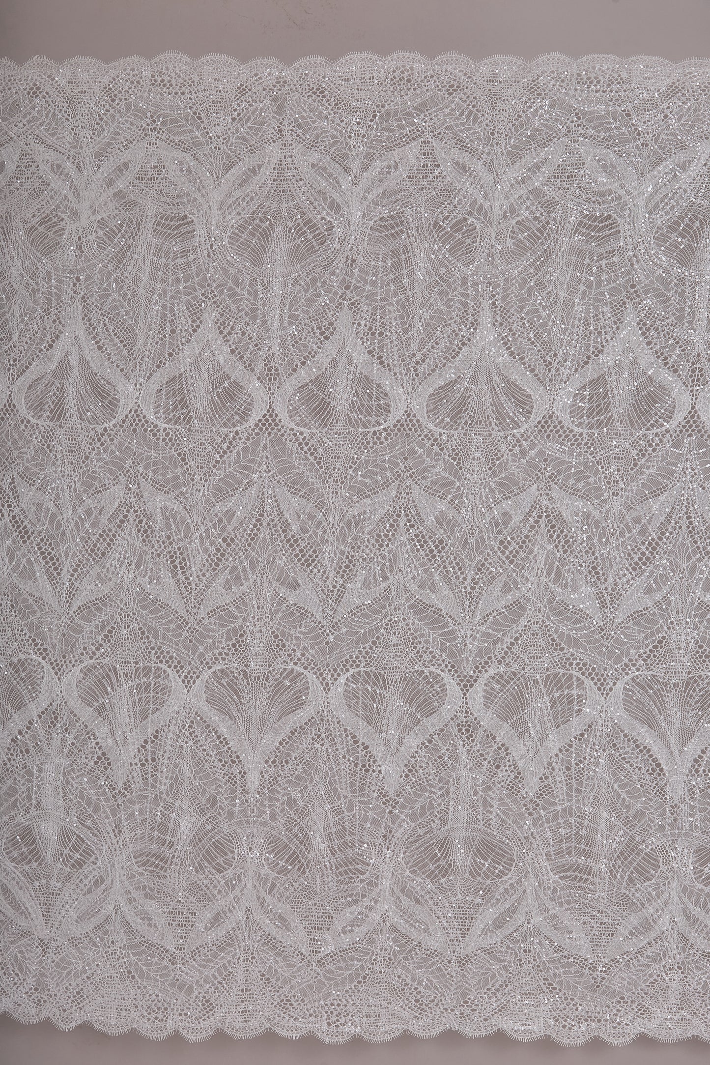 S0668 - Embroidered Lace with Beads