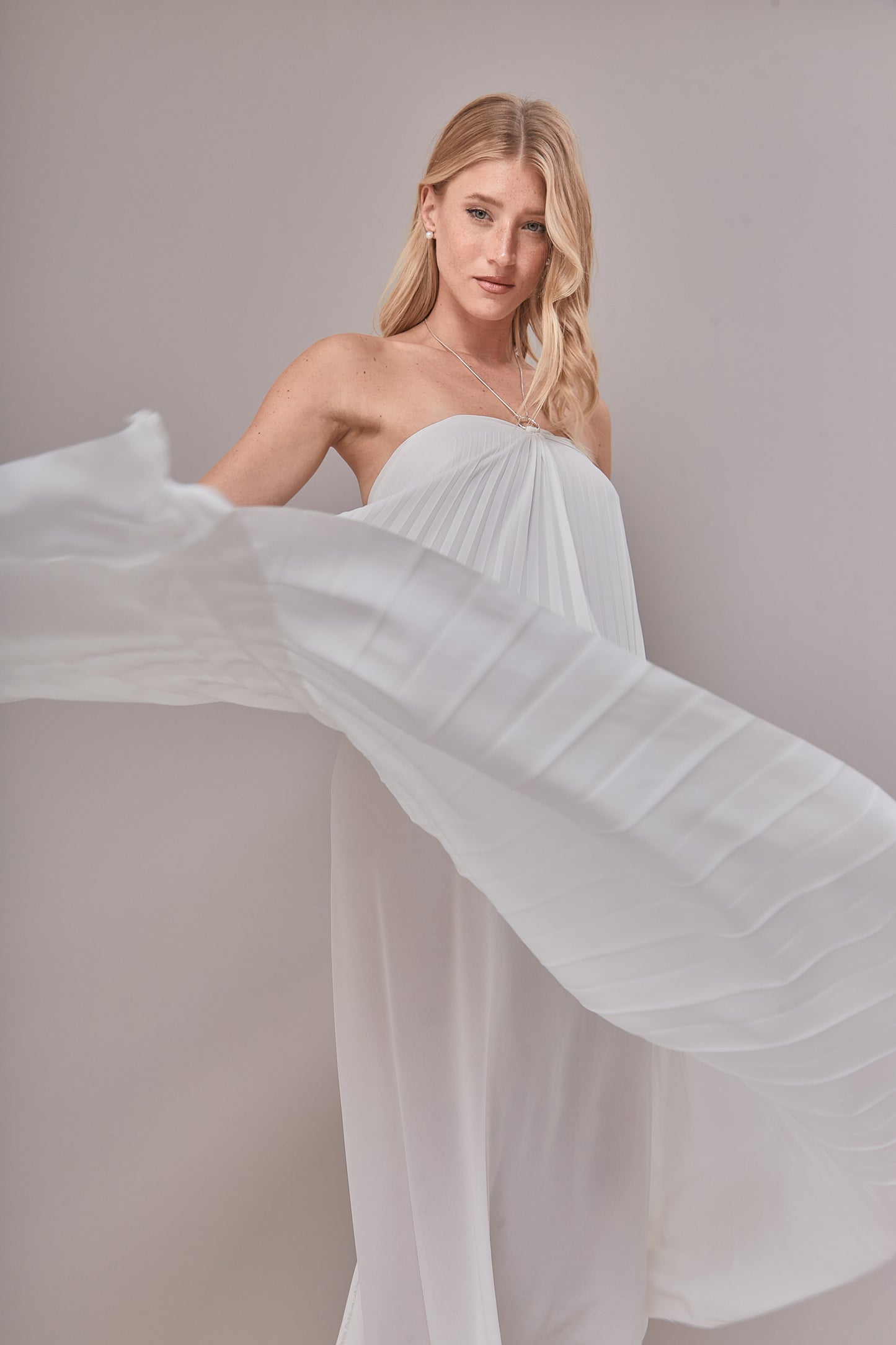 S0620 PLEATED CHIFFON