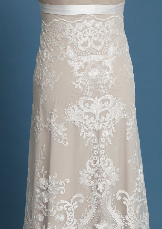 S0502 GEOMETRIC EMBROIDERED TULLE