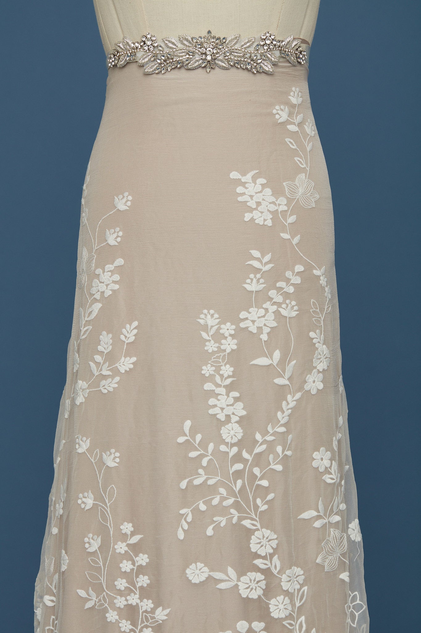 S0410 - EMBROIDERED SILK CHIFFON